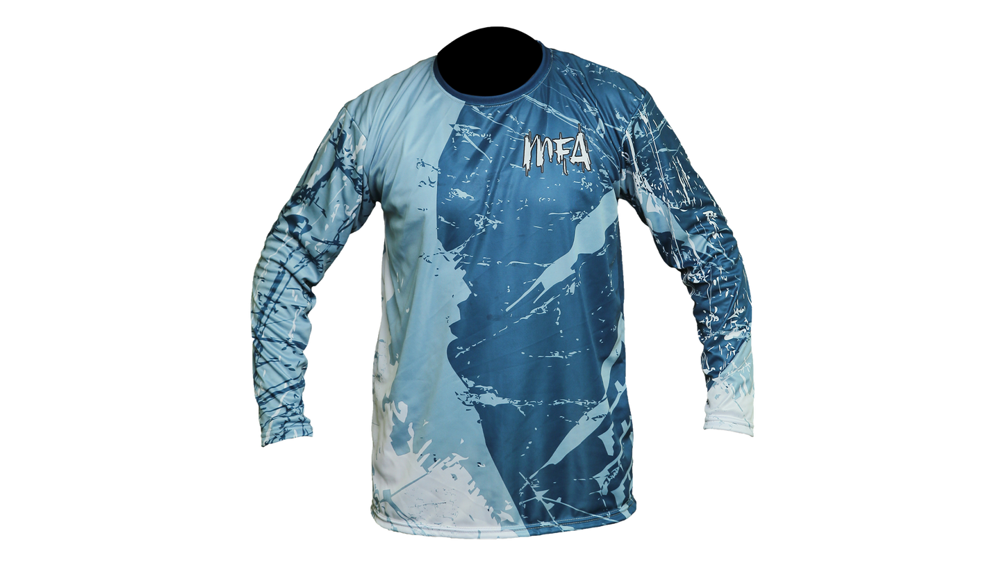 MFA Blue Multicolor "Fishing Is Fun" Rex Hoyt Signature Edition