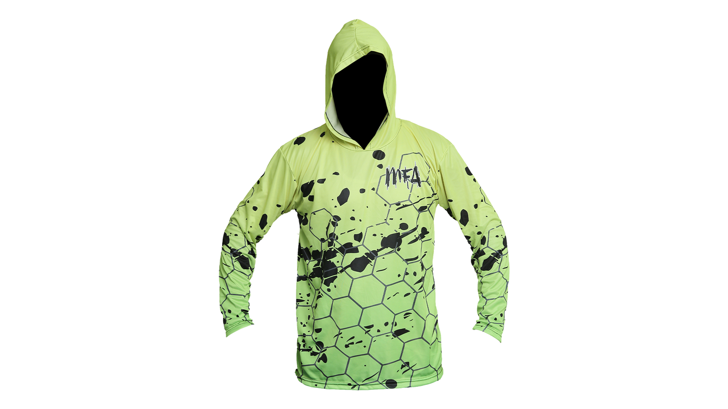 MFA Yellow Green "Fishing Is Fun" Rex Hoyt Signature Edition