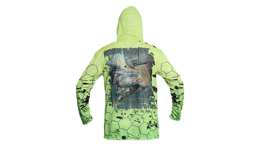 MFA Yellow Green "Fishing Is Fun" Rex Hoyt Signature Edition