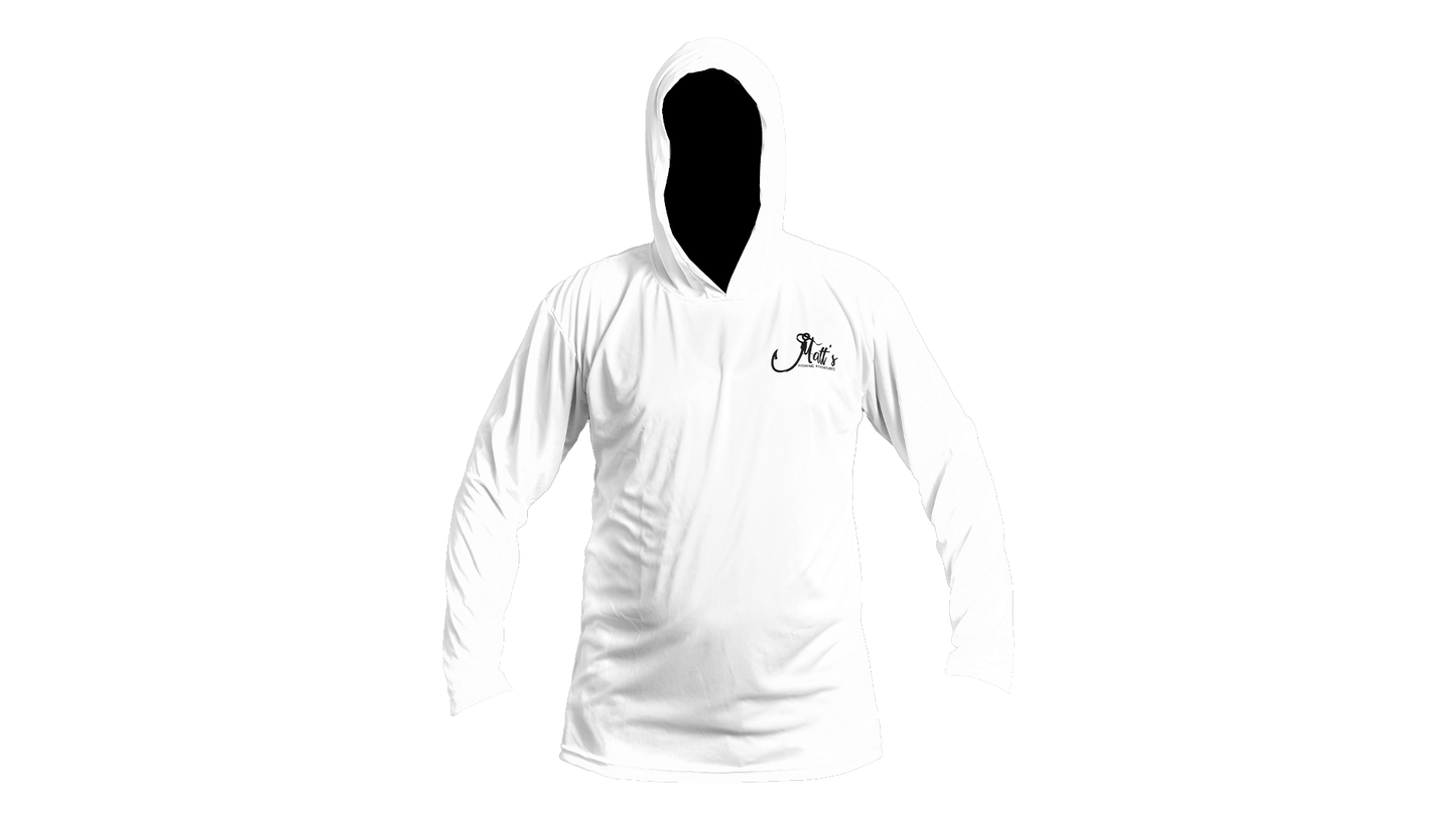 Matt's Fishing Adventures Dri-Fit Hoodie White Sailfish