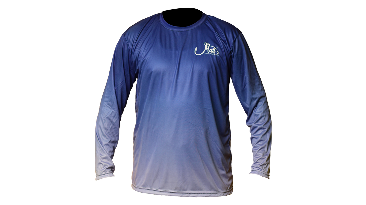 Matt's Fishing Adventures long sleeve Dri-Fit Mako Shark