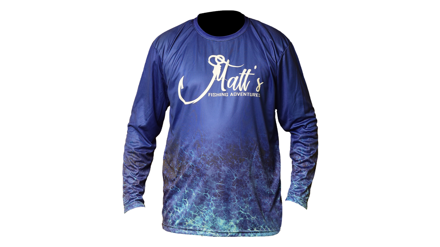 Matt's Fishing Adventures long sleeve Dri-Fit Barracuda