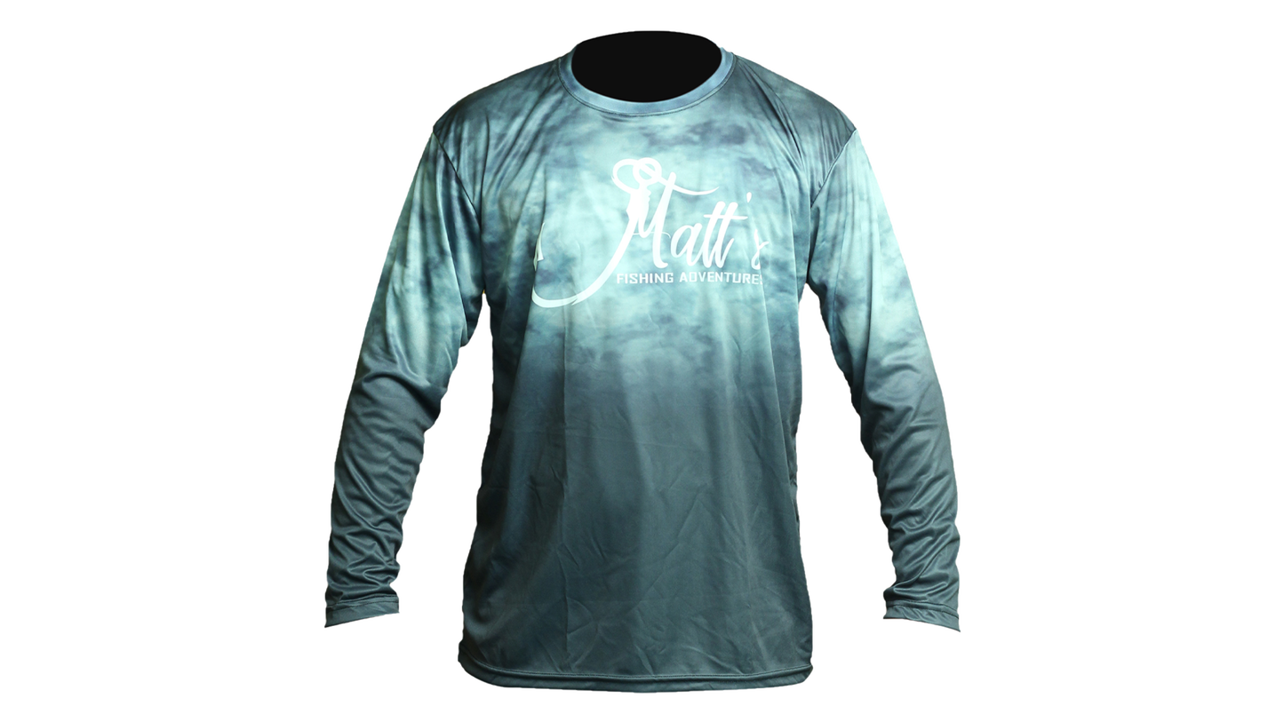 Matt's Fishing Adventures long sleeve Dri-Fit Faded King Mackerel