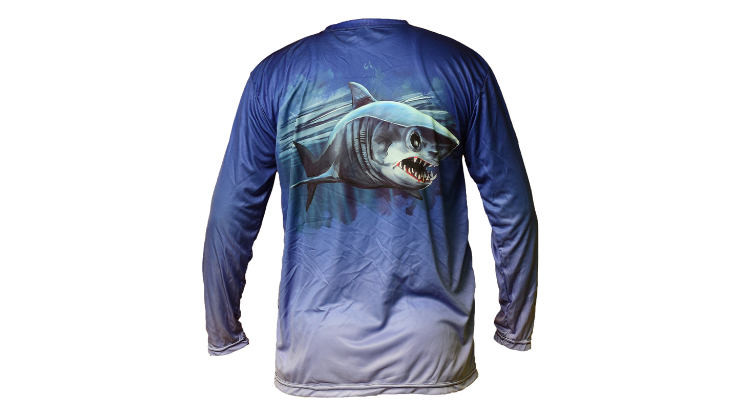 Matt's Fishing Adventures long sleeve Dri-Fit Mako Shark