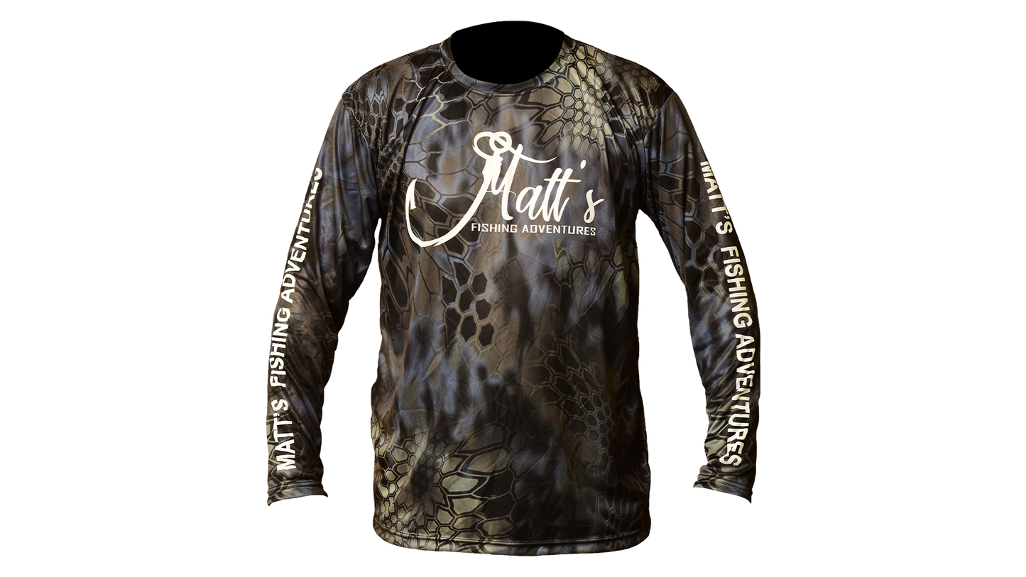 Matt's Fishing Adventures long sleeve Dri-Fit Neptune Yellowfin Tuna