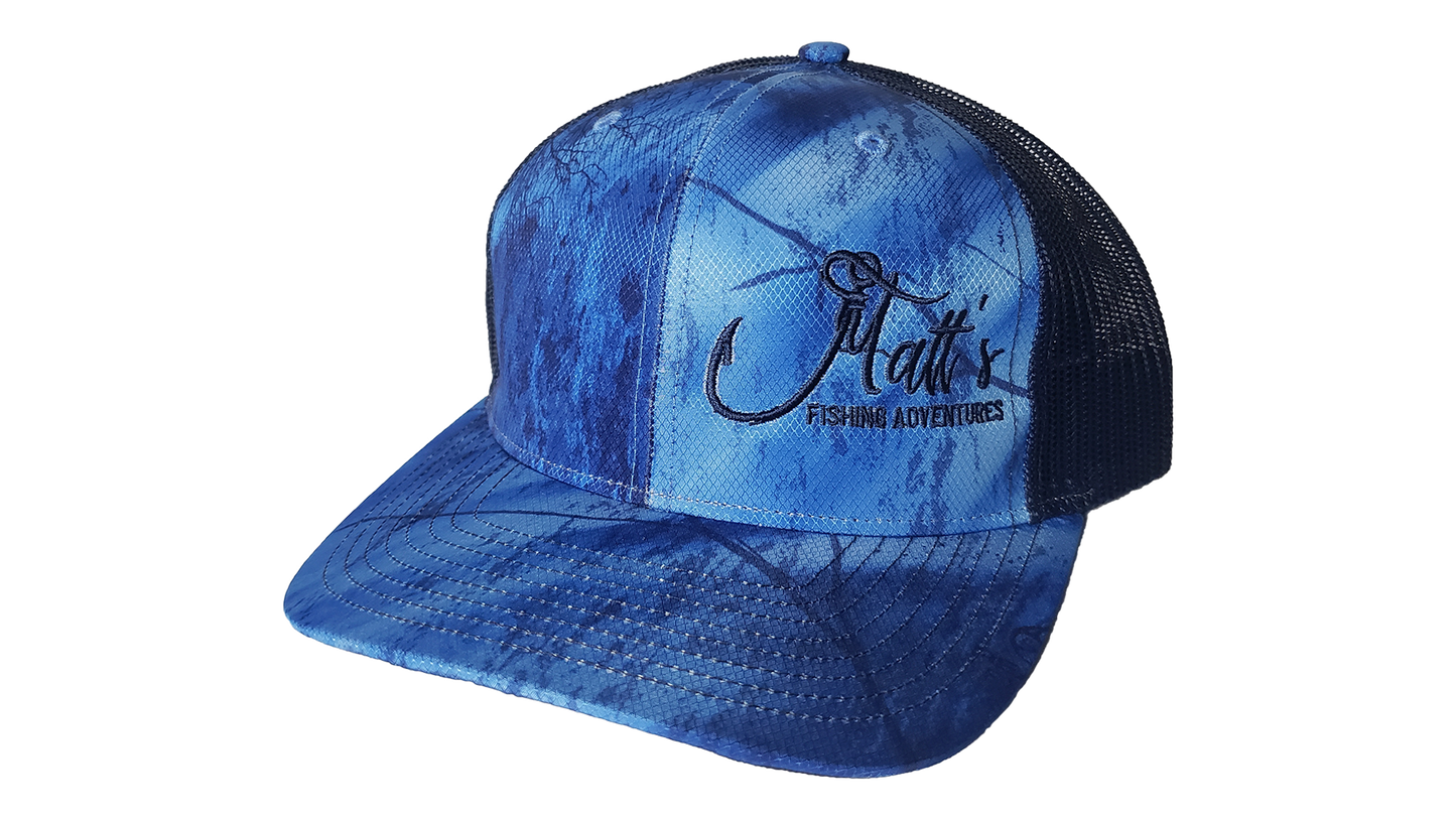 Matt's Fishing Adventures Richardson 112 Real Tree Navy Blue