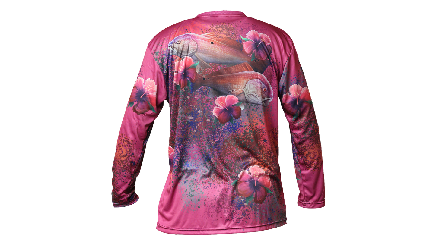 Matt's Fishing Adventures long sleeve Dri-Fit Women's Redfish