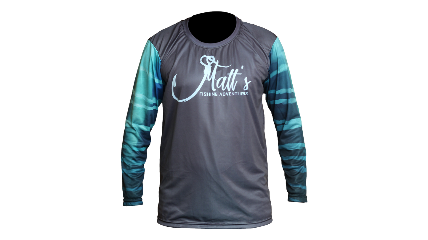 Matt's Fishing Adventures long sleeve Dri-Fit Wahoo