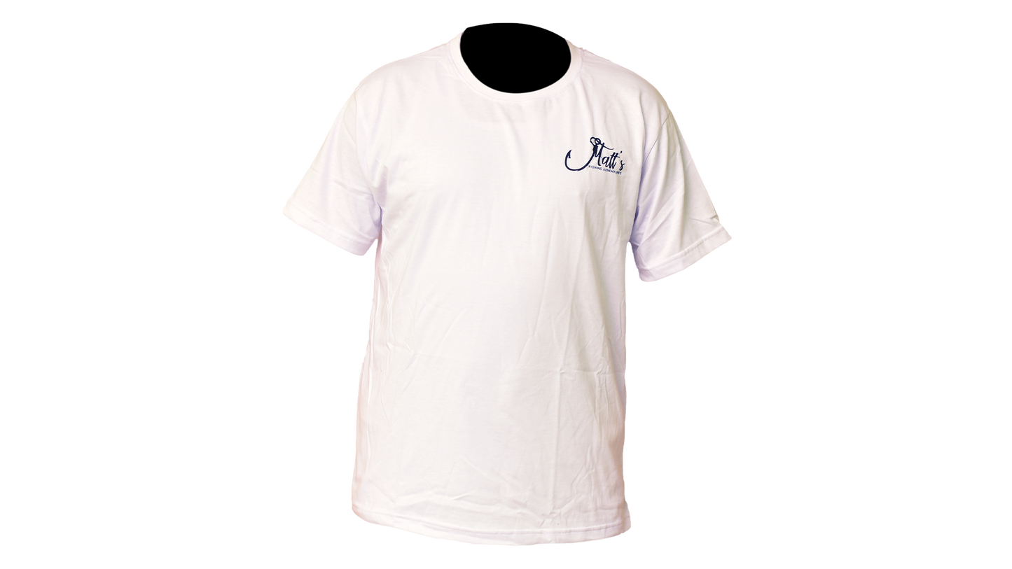 Matt's Fishing Adventures Cotton T-Shirt White Texas Slam