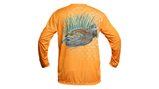MFA Orange Fish Scale Fade Redfish Pursuit