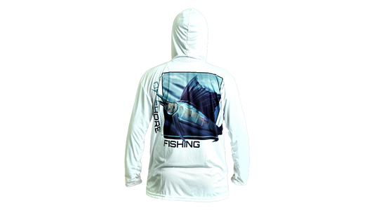 Matt's Fishing Adventures Dri-Fit Hoodie White Sailfish