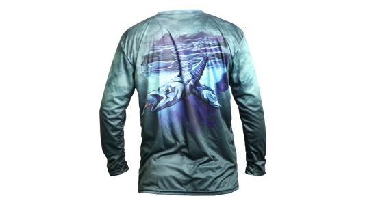 Matt's Fishing Adventures long sleeve Dri-Fit Faded King Mackerel