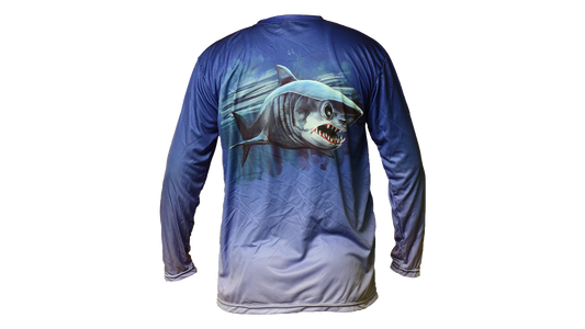 Matt's Fishing Adventures long sleeve Dri-Fit Mako Shark