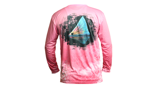 Matt's Fishing Adventures long sleeve Dri-Fit Pink Kryptek Redfish Tail