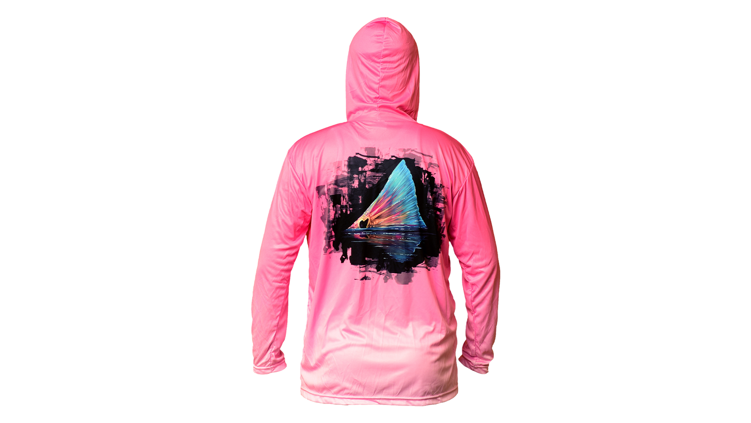 Matt's Fishing Adventures Dri-FIT Hoodie Pink Women's Redfish Tail XL