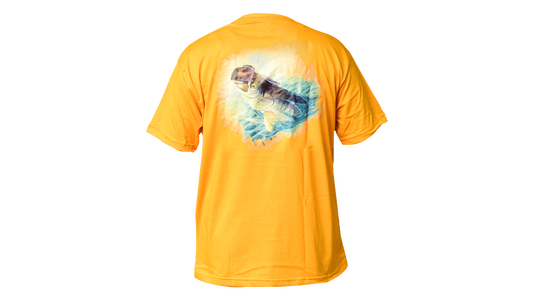 Matt's Fishing Adventures Cotton T-Shirt Yellow Tarpon