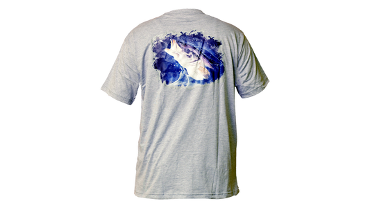 Matt's Fishing Adventures Cotton T-Shirt Grey Trout